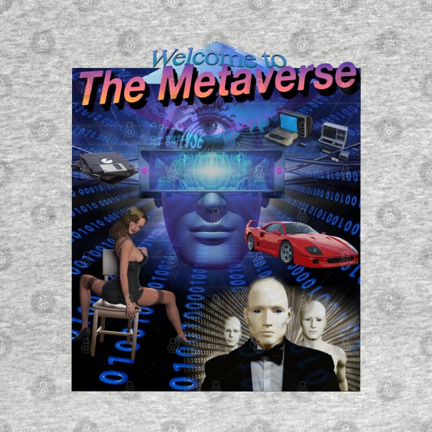 Welcome To The "M e T a V e R $ E" Epic Virtual Reality Computer Technology Social Network Artificial Intelligence Simulation Internet Website Floppy Disc Beta Testing Program Initiative by blueversion